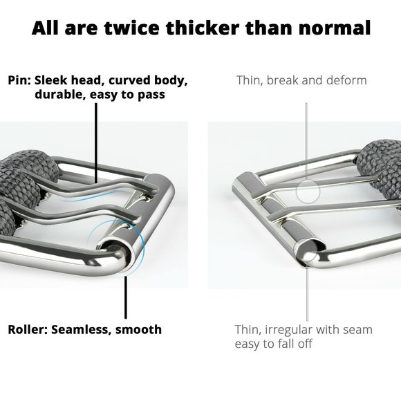 Plus Size 51'' Grommet Belt Double Prong Punk Belts Gray For Women Men😄 - Picture 3 of 6